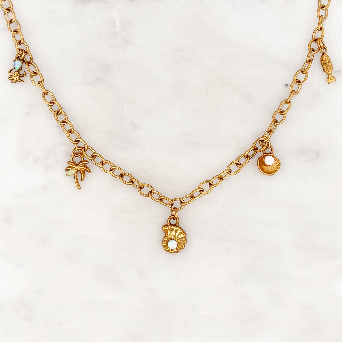 Charm Necklace Sea Treasures