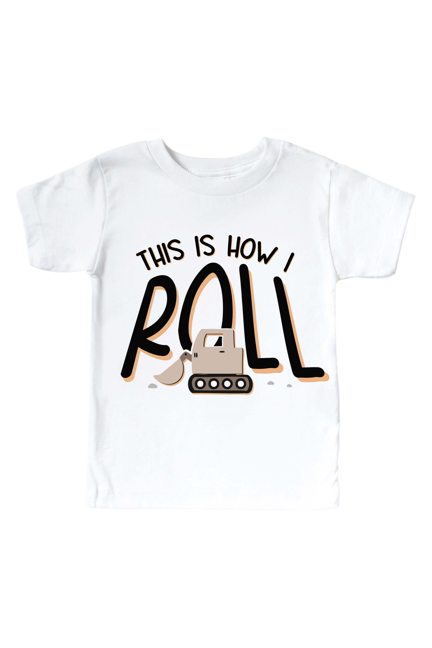 How I Roll Graphic Bodysuit & Kids Tee | White