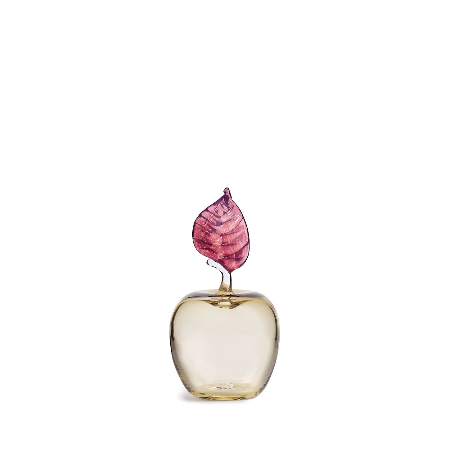Marianne Apple Paperweight in Panna Cotta