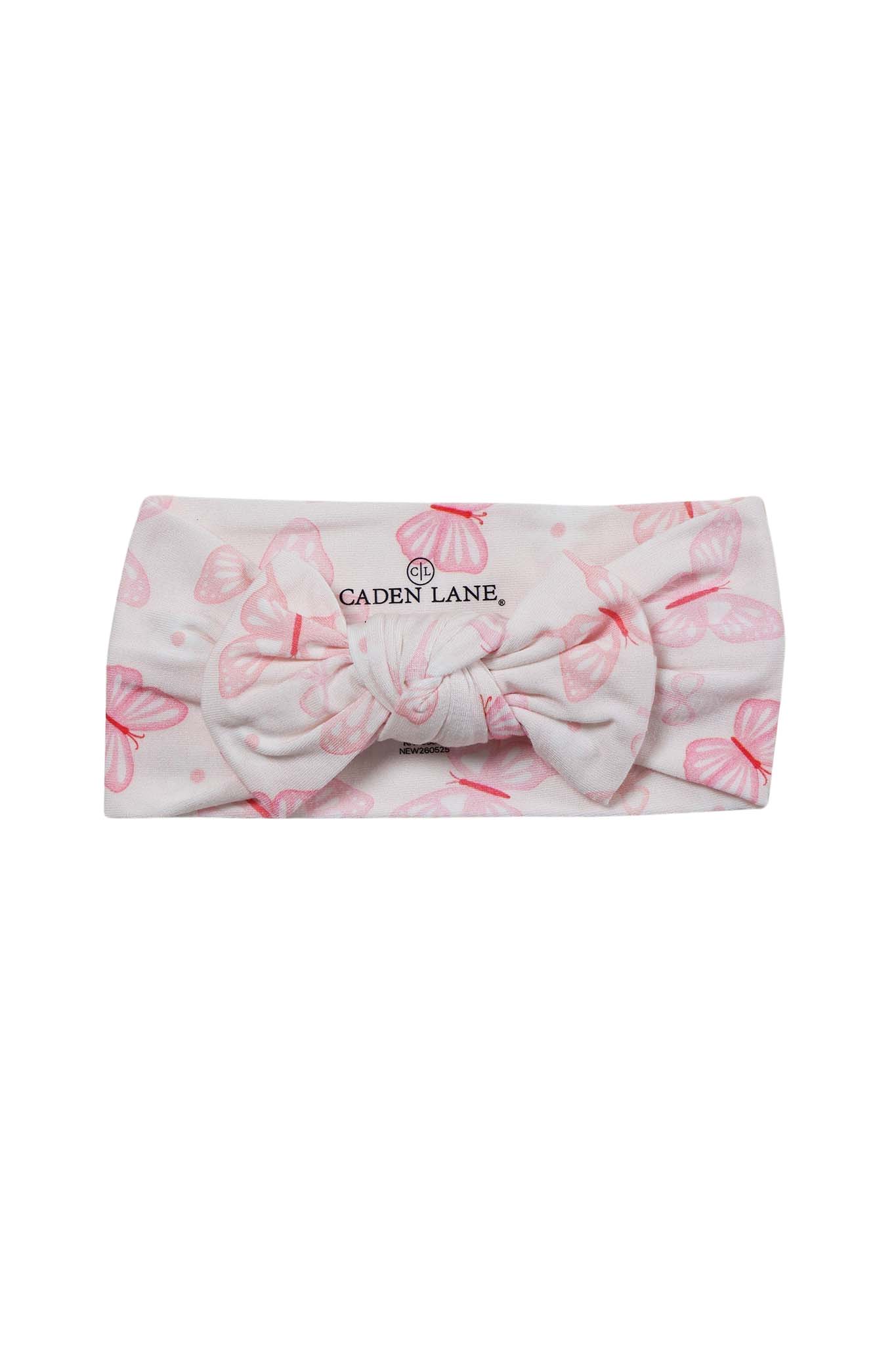 Knit Large Bow Headwrap | Blooming Butterflies