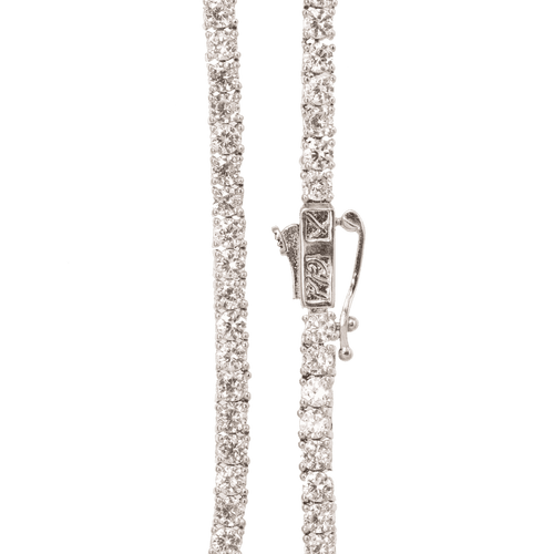 16" 3mm Tennis Necklace