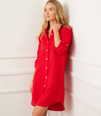 Linen Shirtdress