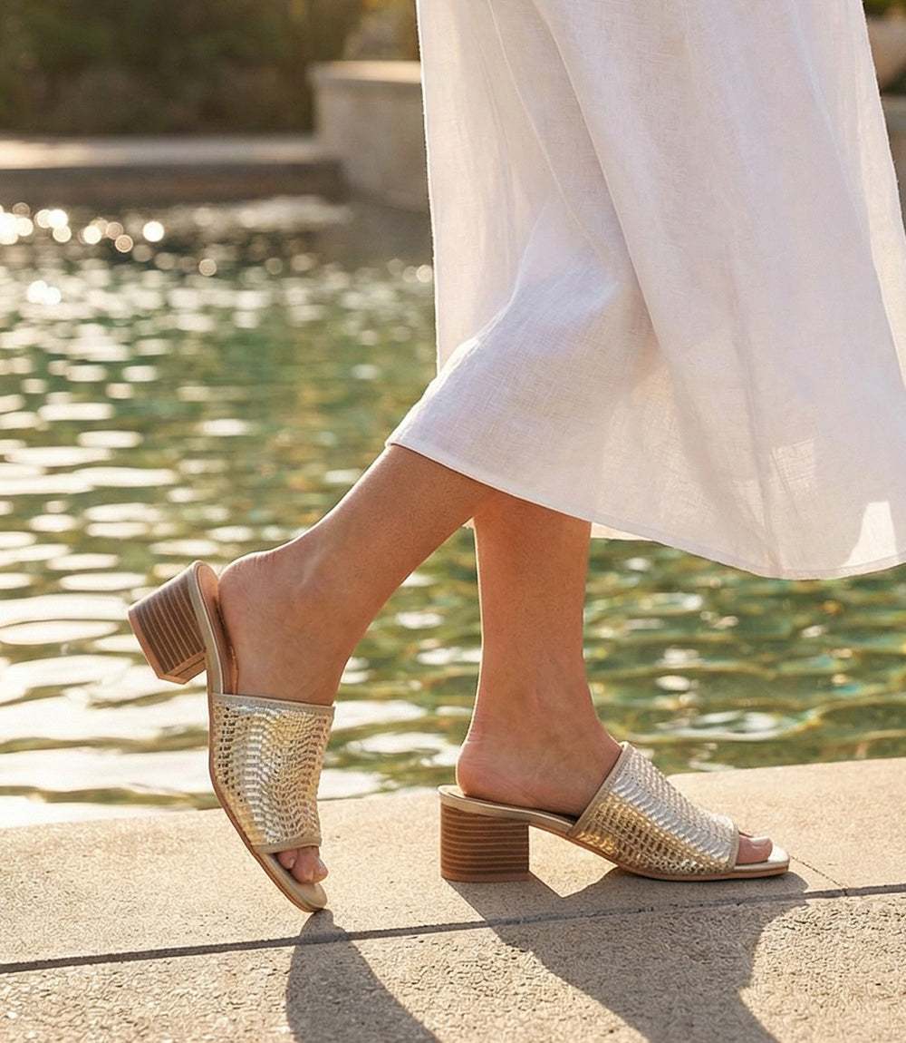 Seychelles Pepper 2 Woven Mid Heel Sandals