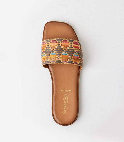 Seychelles Palm Oasis Slide Sandals