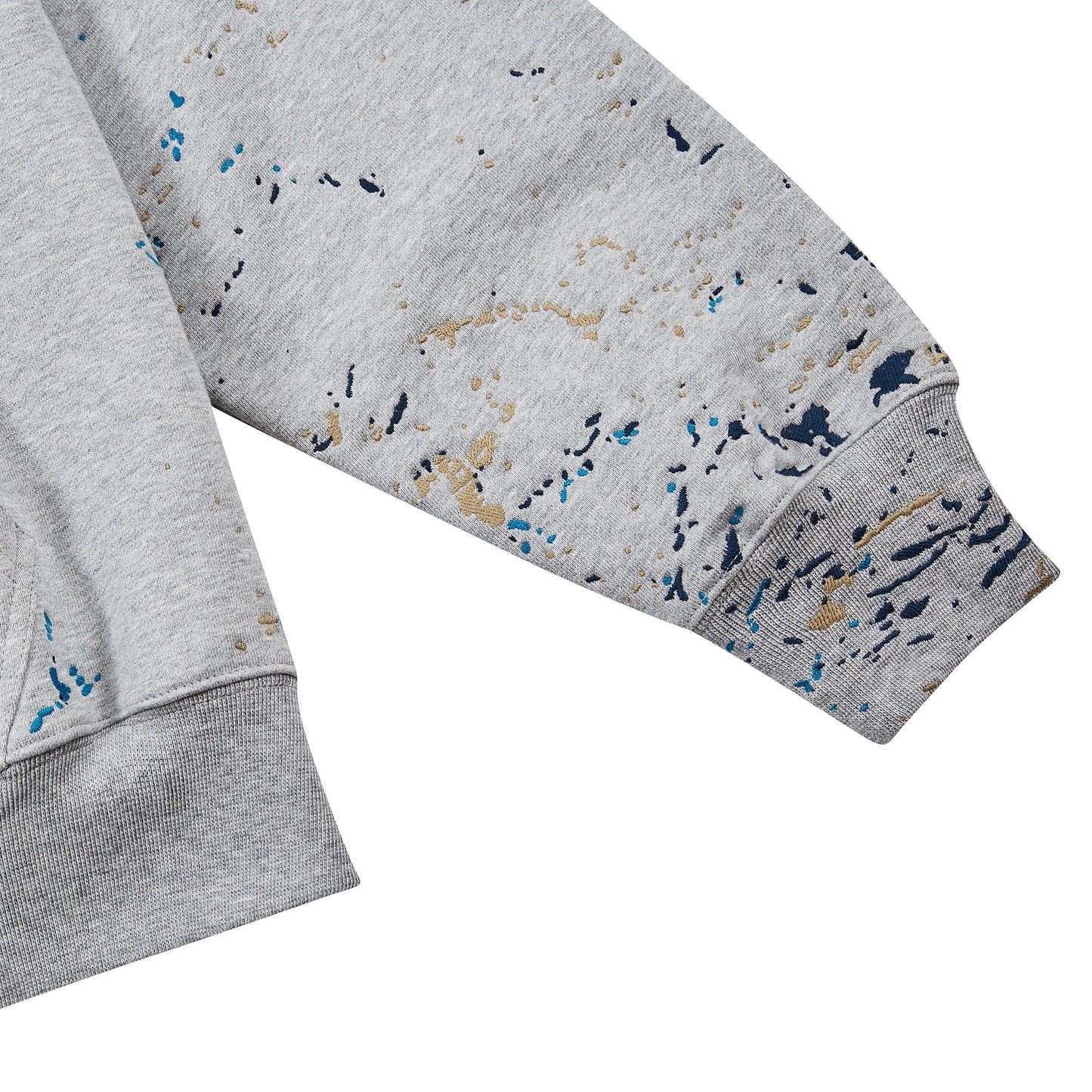 Crackle Paint Hoodie | Heather