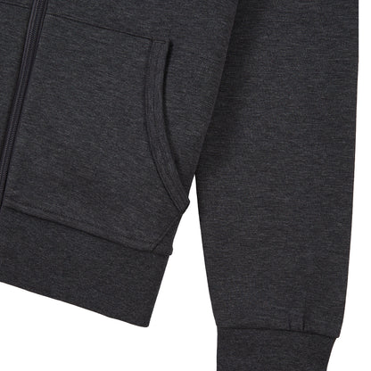 Double-Knit Zip Up Hoodie | Barclay Heather