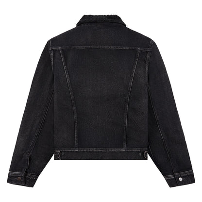 Fleece Lined Trucker Jacket