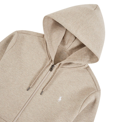 Double-Knit Full Zip Hoodie | Tuscan Beige Heather