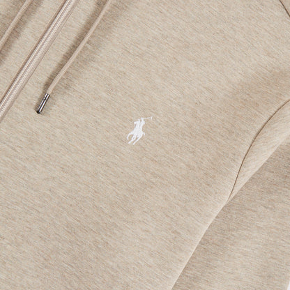 Double-Knit Full Zip Hoodie | Tuscan Beige Heather