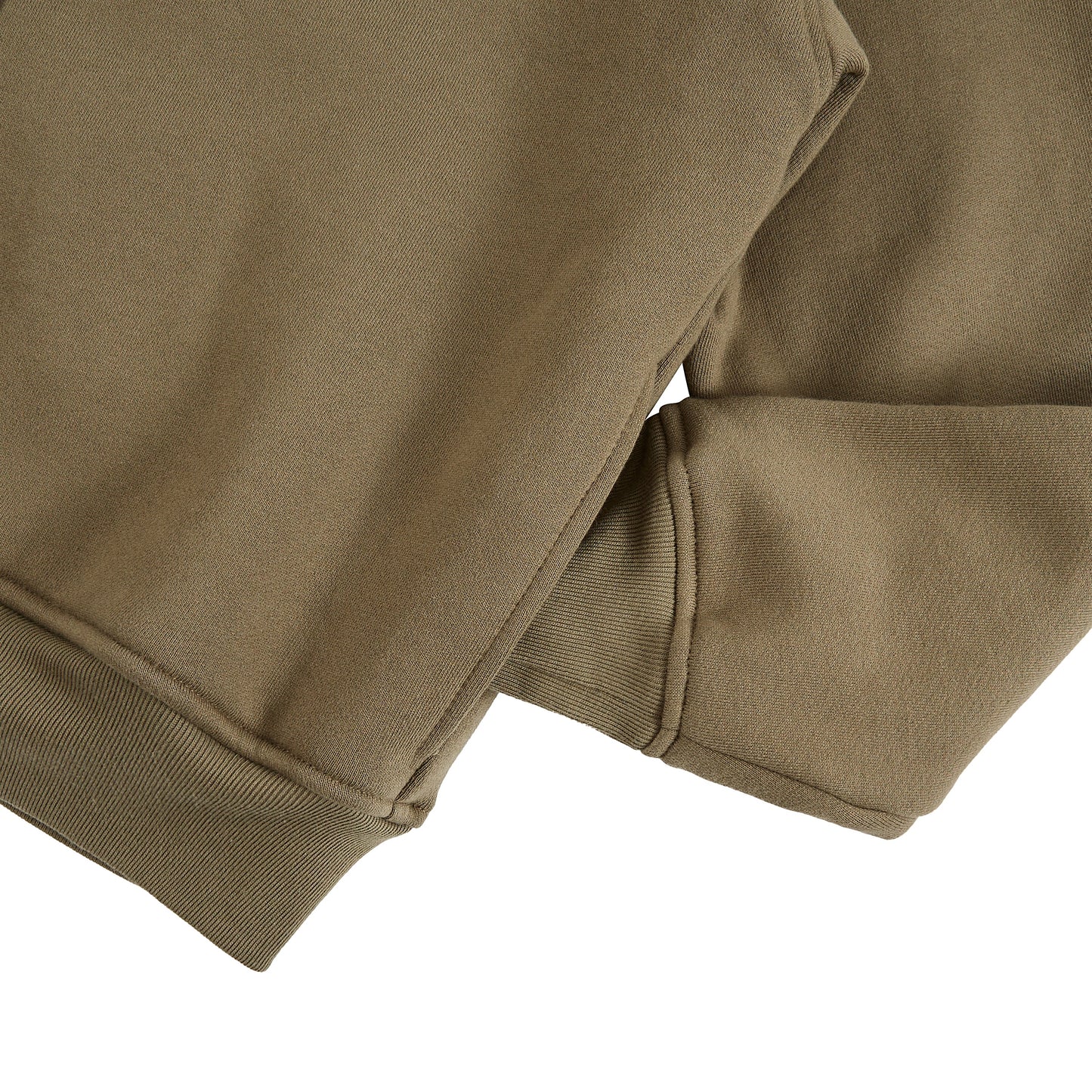 Classique Zip Up Hoodie | Moss Green/Black