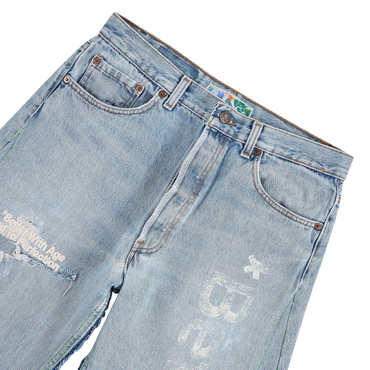 Clementine Double-Wide Denim Short | Light Wash