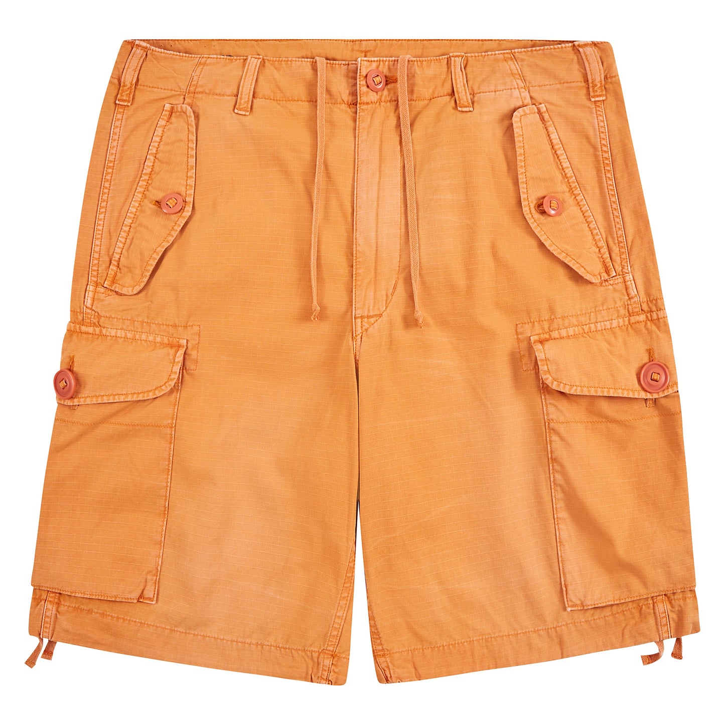 Ripstop Cargo Short | Washed Optic Orange