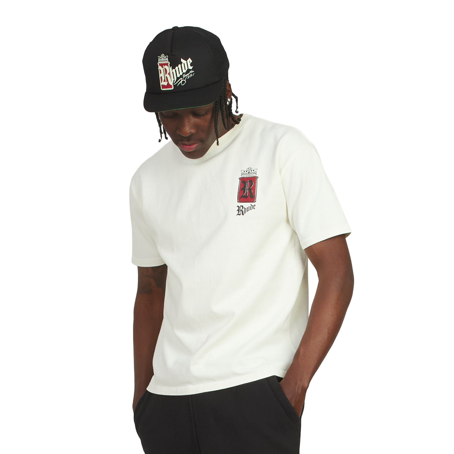 Fumar 91 Tee | Vintage White/Black/Red