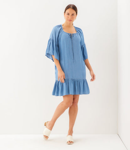 Ruffle Hem Dress