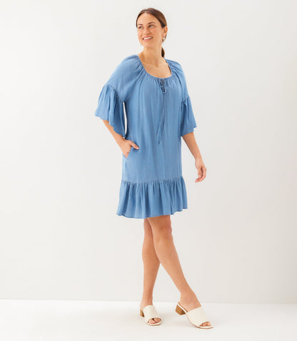 Ruffle Hem Dress