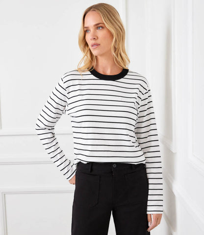 Stripe Long Sleeve Top