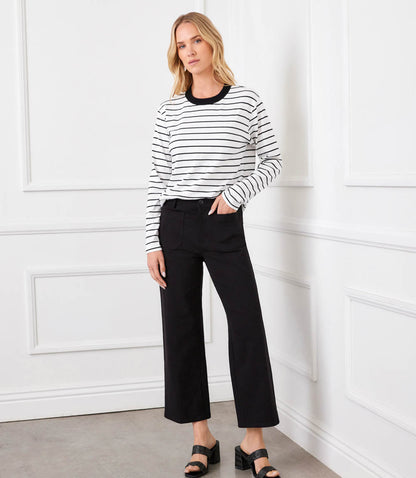 Stripe Long Sleeve Top