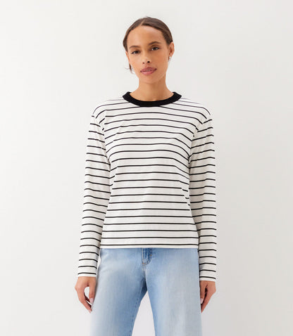 Stripe Long Sleeve Top