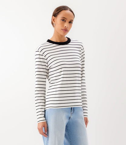 Stripe Long Sleeve Top