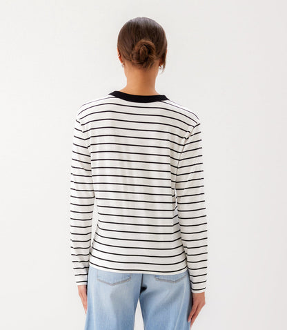 Stripe Long Sleeve Top