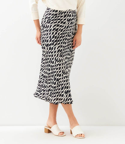 Satin Bias Cut Skirt