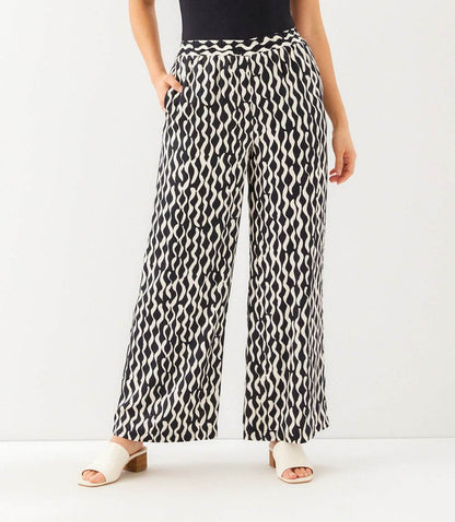 Satin Wide-Leg Pants