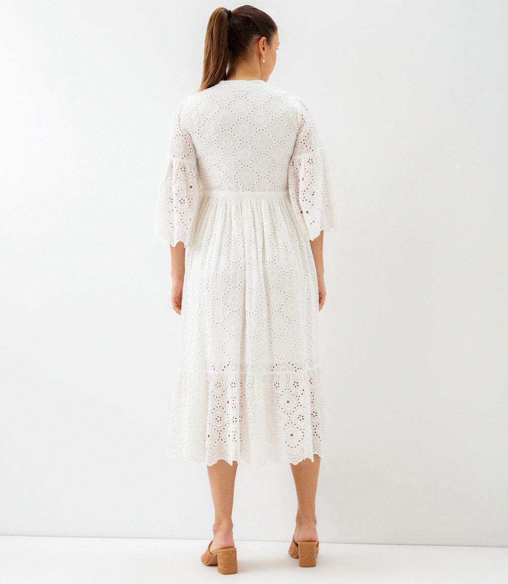 Tiered Midi Dress