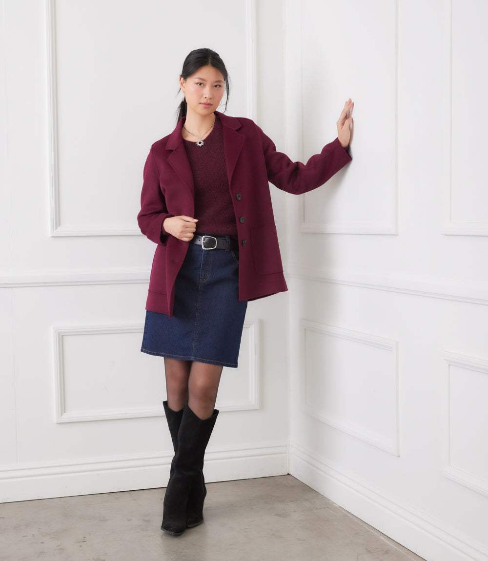 Oversized Brushed Blazer