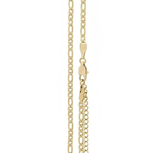 3mm Figaro Link Necklace