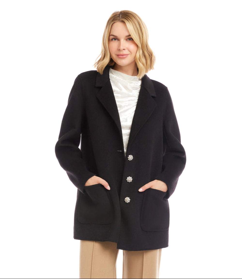 Oversized Brushed Blazer