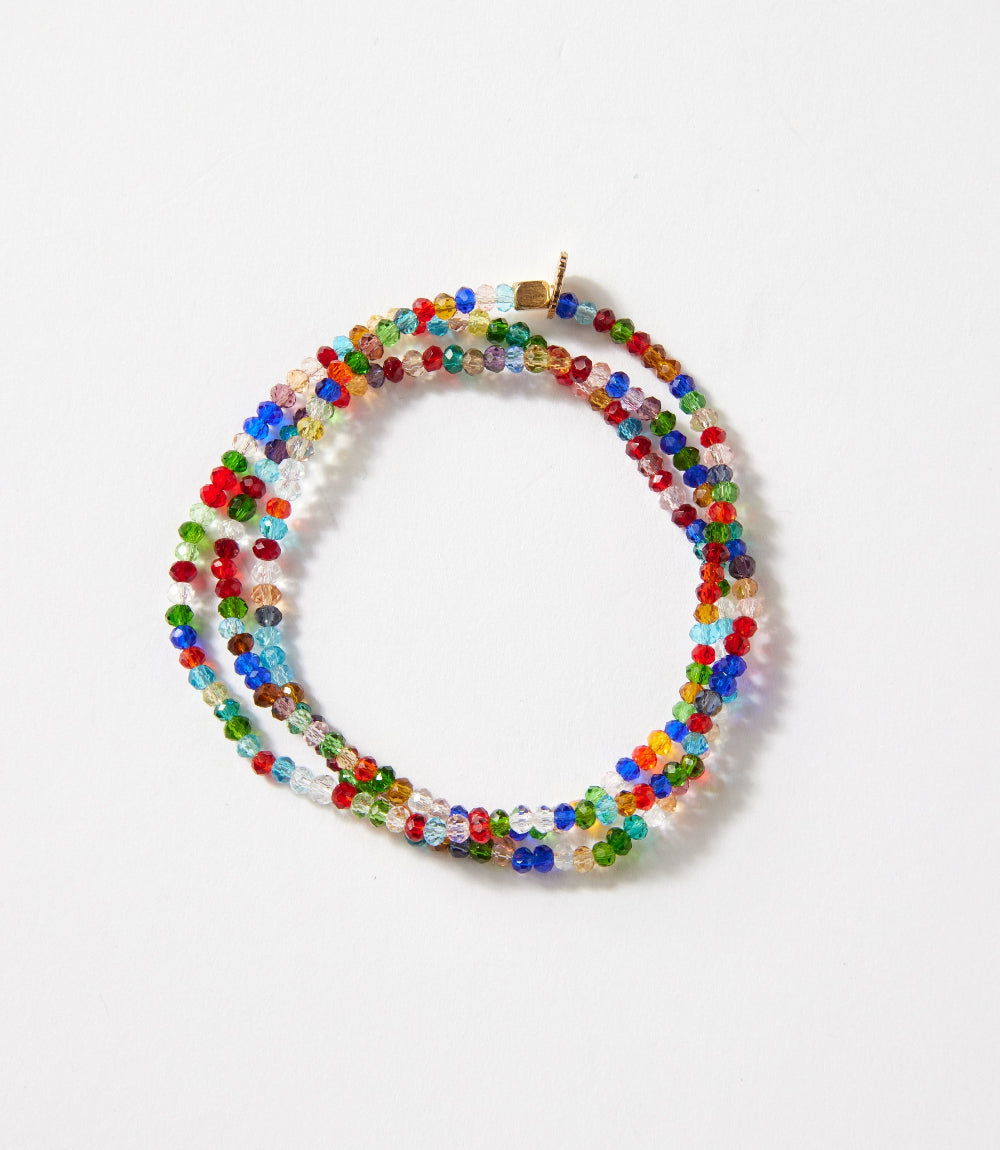 Crystal Beaded Stretch Bracelet
