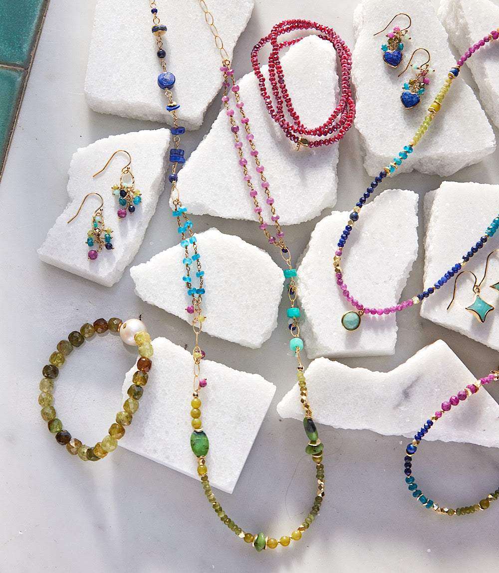 Aurora Multi Gemstone Necklace
