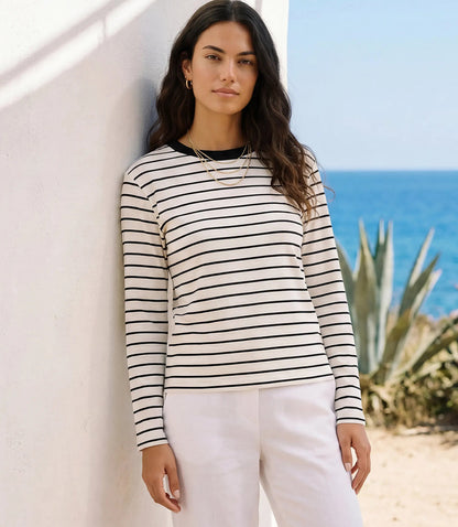 Stripe Long Sleeve Top