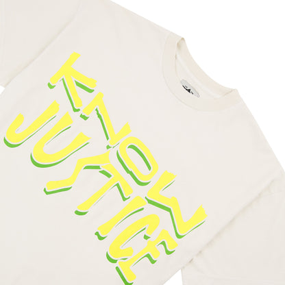 Know Justice Know Peace Tee | White