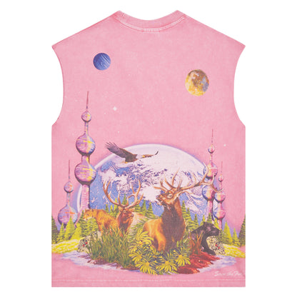 Memories Sleeveless Tee | Desert Rose