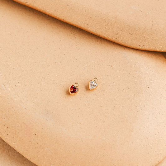 CZ Heart Charm