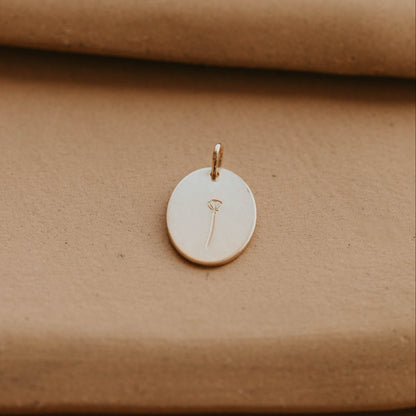 Raising Wildflowers Oval Pendant