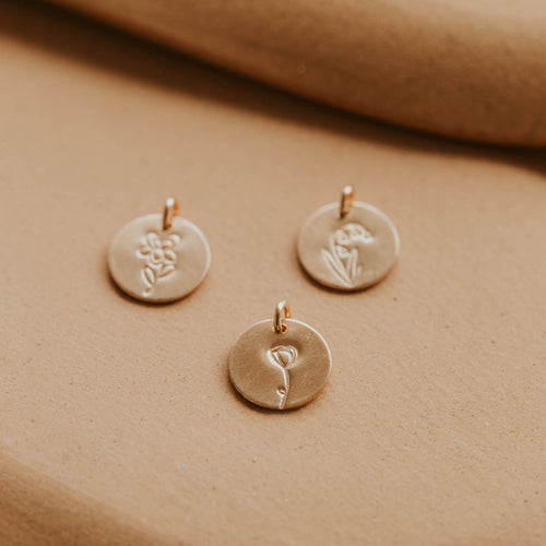 Birth Flower In Bloom Charm