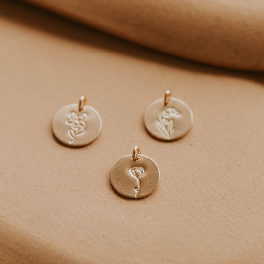 Birth Flower In Bloom Charm