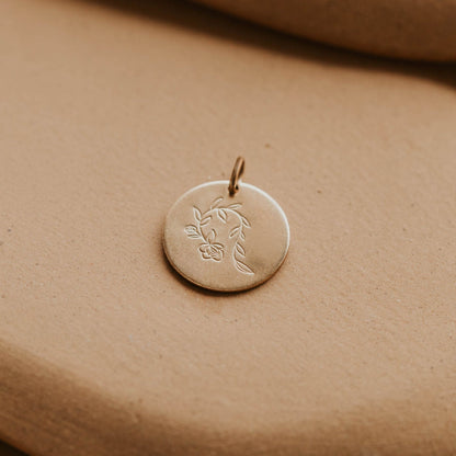 Zodiac In Bloom Charm