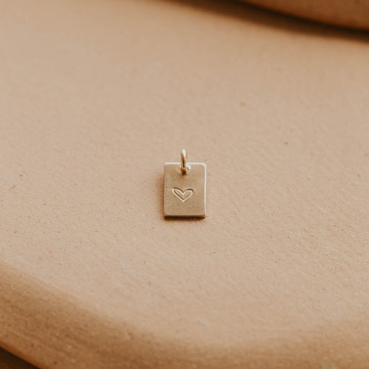 Heart Tag Charm