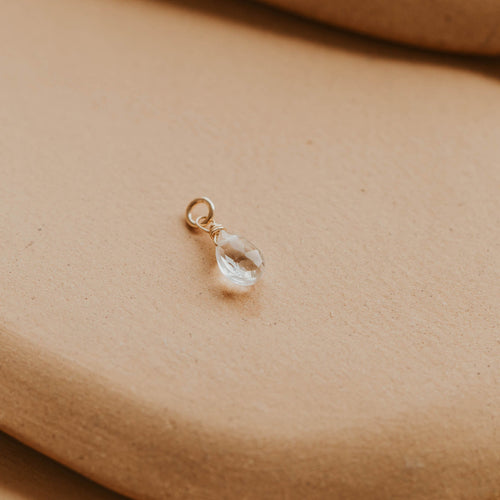 Crystal Quartz Charm