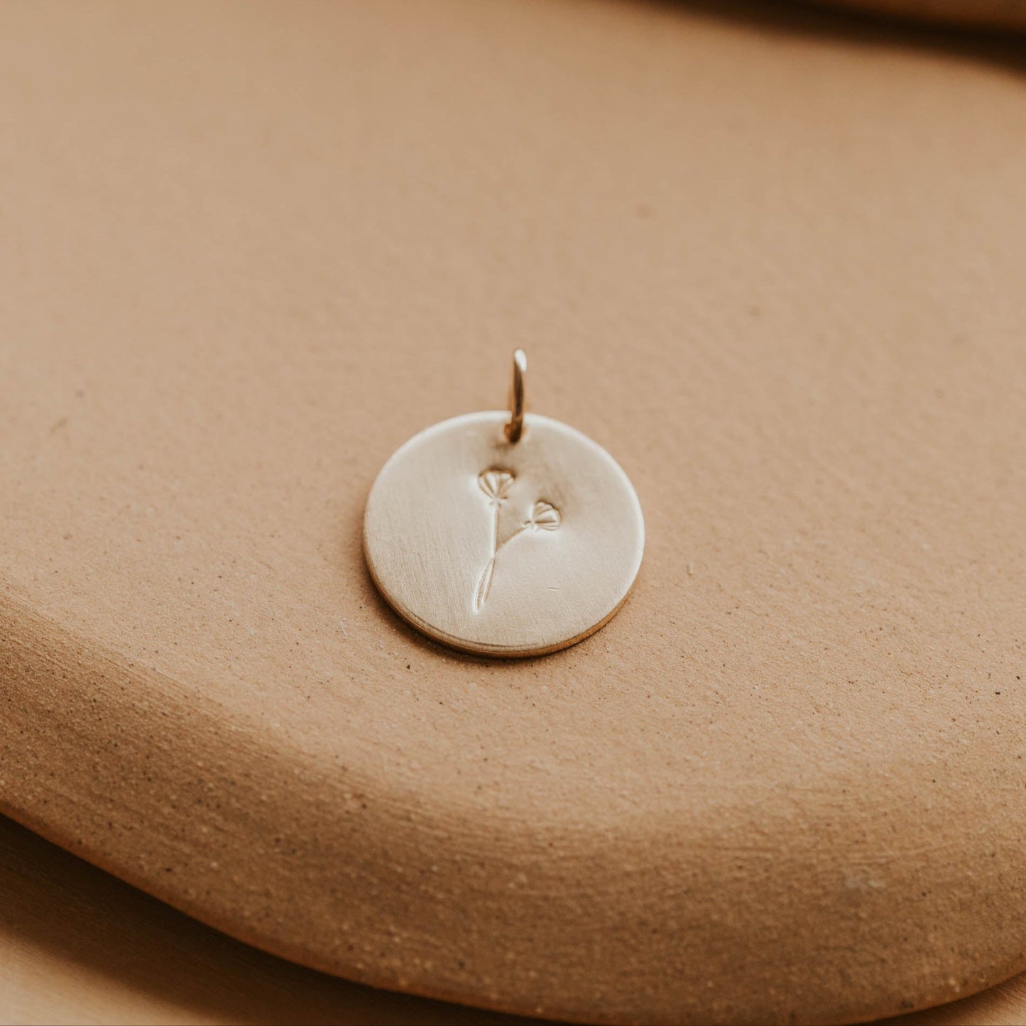 Raising Wildflowers Circle Pendant
