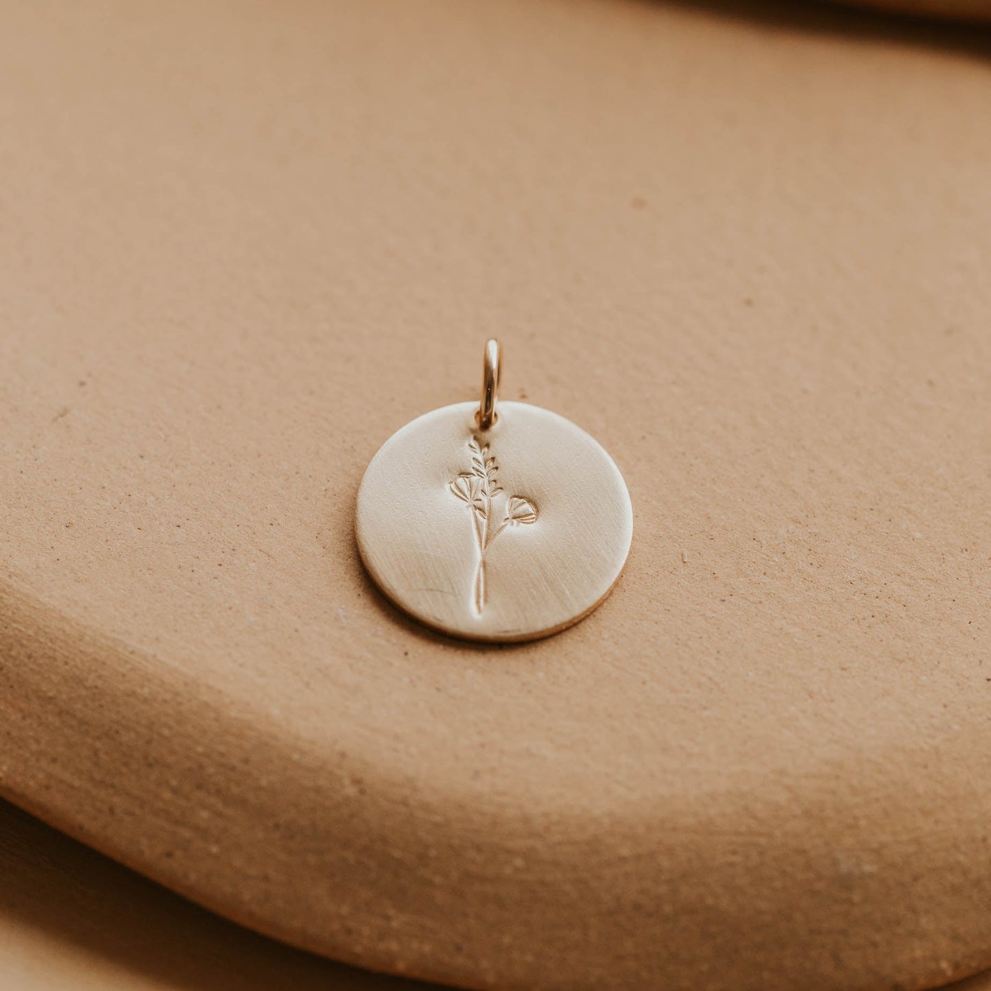Raising Wildflowers Circle Pendant
