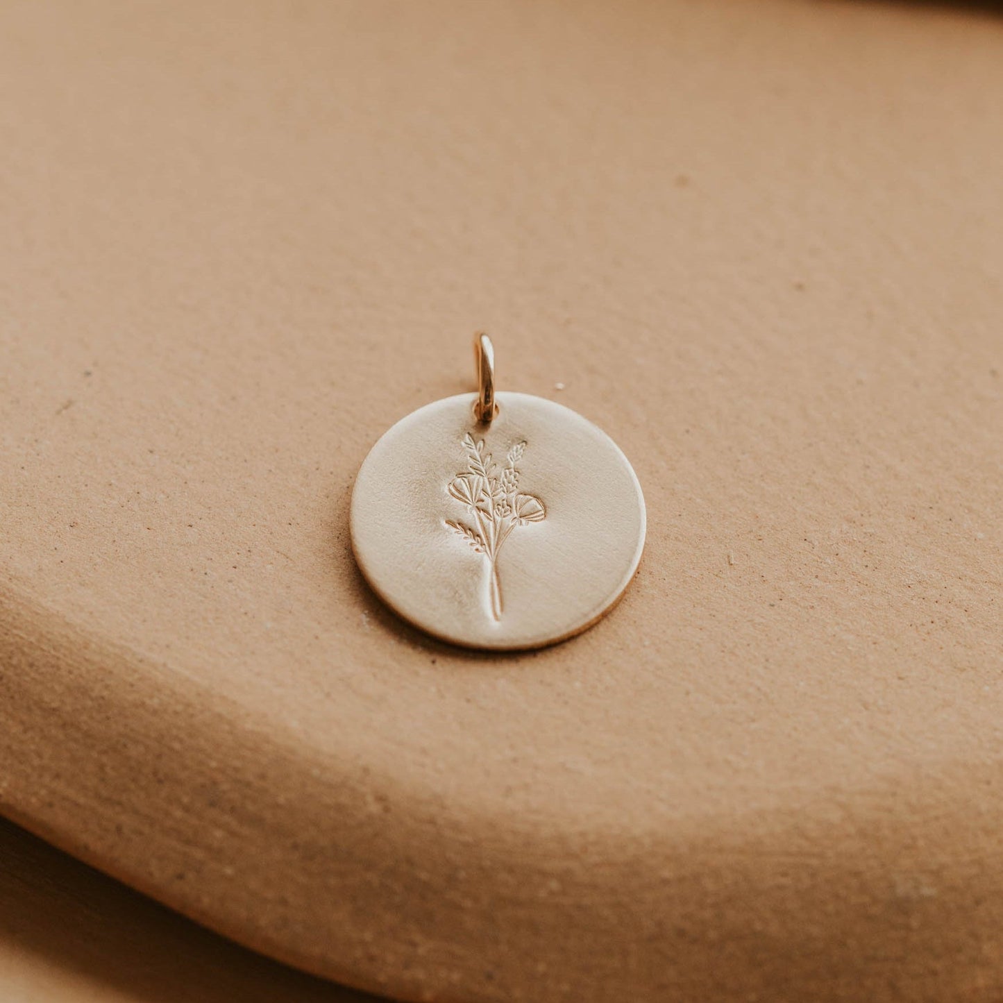 Raising Wildflowers Circle Pendant