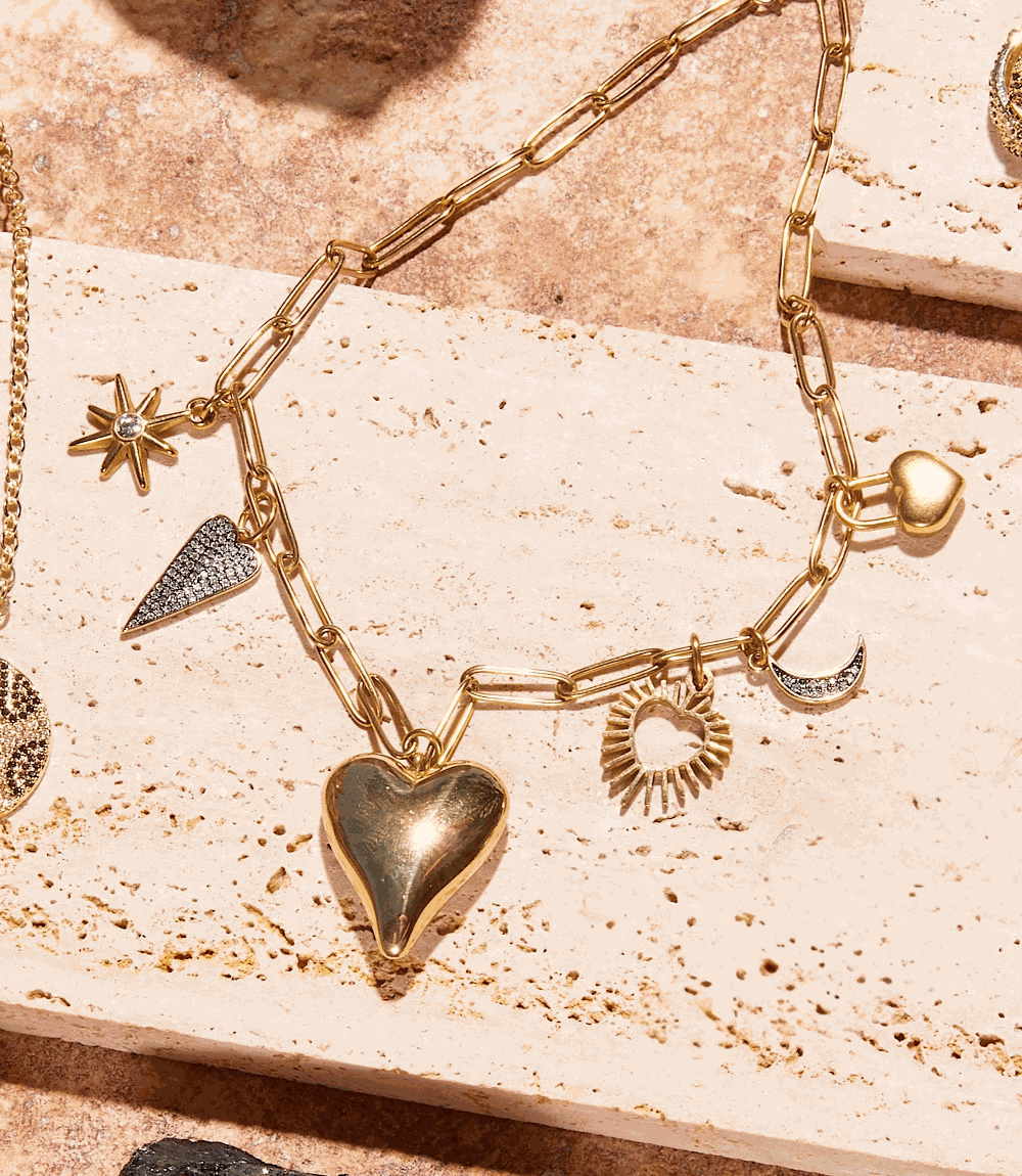 To The Moon And Back Charm Necklace