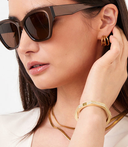 Retrograde Hoop Earrings