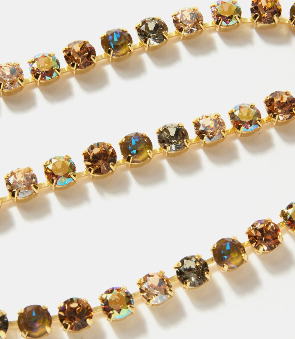 Gemstone Tennis Necklace