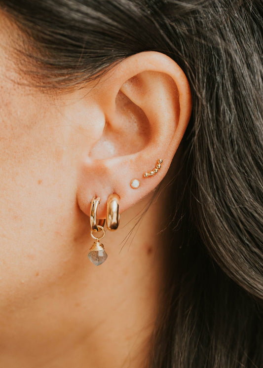 Bold Dome Earring Set - Gold