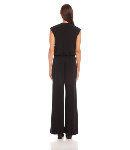 Sleeveless Travel Jersey Jumpsuit